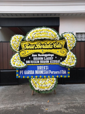 Papan Bunga Duka di Tegal Kunir Lor