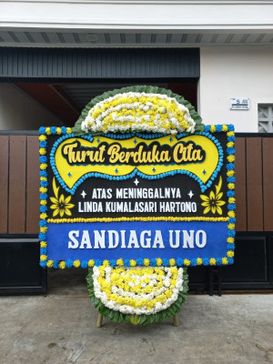 Papan Bunga Duka di Tegal Kunir Lor